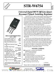 STR-W6754 datasheet pdf Allegro MicroSystems