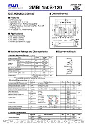 2MBI150S-120 datasheet pdf Fuji Electric