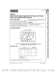7474 datasheet pdf Fairchild Semiconductor