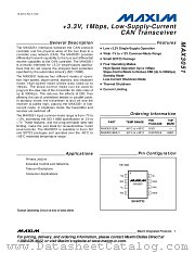 MAX3051ESA datasheet pdf MAXIM - Dallas Semiconductor
