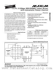 MAX3867ECM datasheet pdf MAXIM - Dallas Semiconductor