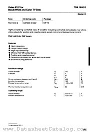 TBA1440G datasheet pdf Infineon