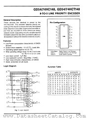 GD74HCT148 datasheet pdf LG Semiconductor