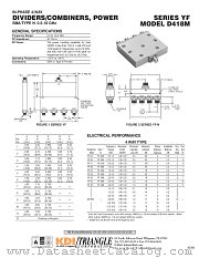 D418M datasheet pdf Aeroflex Circuit Technology