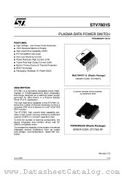 STV7801S datasheet pdf ST Microelectronics