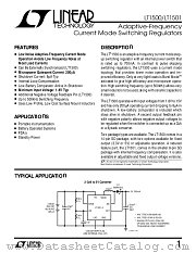 LT1501 datasheet pdf Linear Technology
