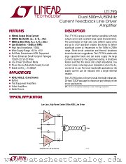 LT1795ISW datasheet pdf Linear Technology