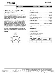 HA9P2850-5 datasheet pdf Intersil
