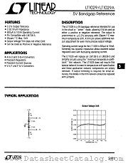 LT1029CH datasheet pdf Linear Technology