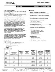 HIN206CP datasheet pdf Intersil