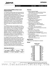 HIP6020ACB datasheet pdf Intersil
