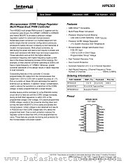 HIP6303CB-T datasheet pdf Intersil