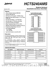 HCTS240AKMSR datasheet pdf Intersil