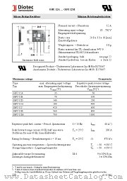 GBU12J datasheet pdf Diotec Elektronische