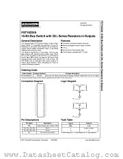 FST162245MTD datasheet pdf Fairchild Semiconductor