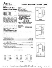 CD4024 datasheet pdf Texas Instruments