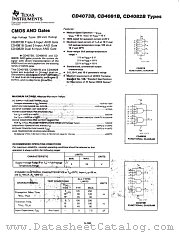 CD4073 datasheet pdf Texas Instruments
