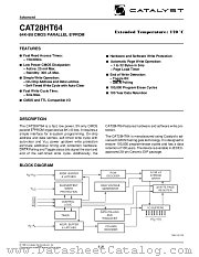 CAT28HT64 datasheet pdf Catalyst Semiconductor
