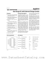 BQ2014SN datasheet pdf Texas Instruments