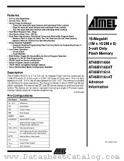 AT49BV1614-12TC datasheet pdf Atmel