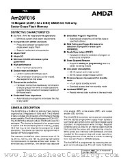 AM29F016-120 datasheet pdf Advanced Micro Devices