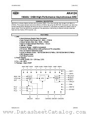 AK4124 datasheet pdf Asahi Kasei Microsystems