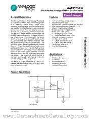 AAT3522IGY-232-200-T1 datasheet pdf ANALOGIC TECH
