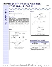 AM-147 datasheet pdf Tyco Electronics