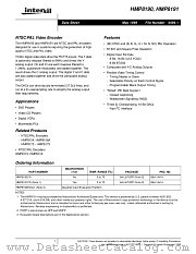 HMP8190EVAL1 datasheet pdf Intersil