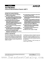 AM79C984A datasheet pdf Advanced Micro Devices