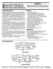 MIC4575BT datasheet pdf Micrel Semiconductor