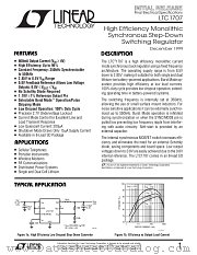 LTC1707IS8 datasheet pdf Linear Technology