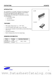 DA22497 datasheet pdf Samsung Electronic
