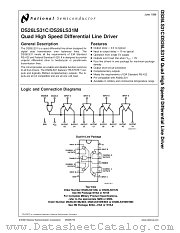 DS26LS31 datasheet pdf National Semiconductor