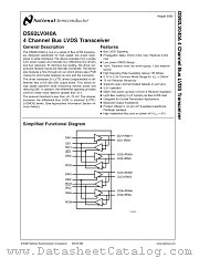 DS92LV040 datasheet pdf National Semiconductor