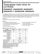 BA6859AFP-Y datasheet pdf ROHM