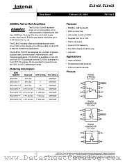 EL8102IS-T7 datasheet pdf Intersil