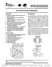 75HVD05 datasheet pdf Texas Instruments