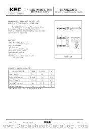 KIA8157AFN datasheet pdf Korea Electronics (KEC)