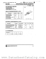KSC1098 datasheet pdf Samsung Electronic