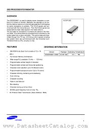 S5D2508A01-D0B0 datasheet pdf Samsung Electronic