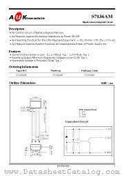 S7136 datasheet pdf AUK Corp