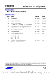 K7N323601M-QC25 datasheet pdf Samsung Electronic