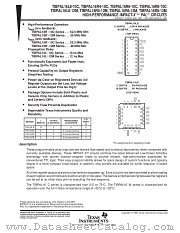TIBPAL16L8-12MJ datasheet pdf Texas Instruments