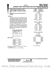 SN54LS01D datasheet pdf Texas Instruments