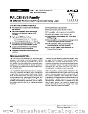 PALCE16V8H-10SI4 datasheet pdf Advanced Micro Devices