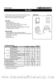 PC-16T1 datasheet pdf Kodenshi Corp