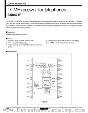 BU8871F datasheet pdf ROHM