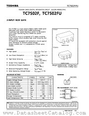 TC7S02 datasheet pdf TOSHIBA