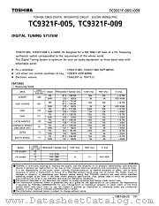 TC9321F-005 datasheet pdf TOSHIBA